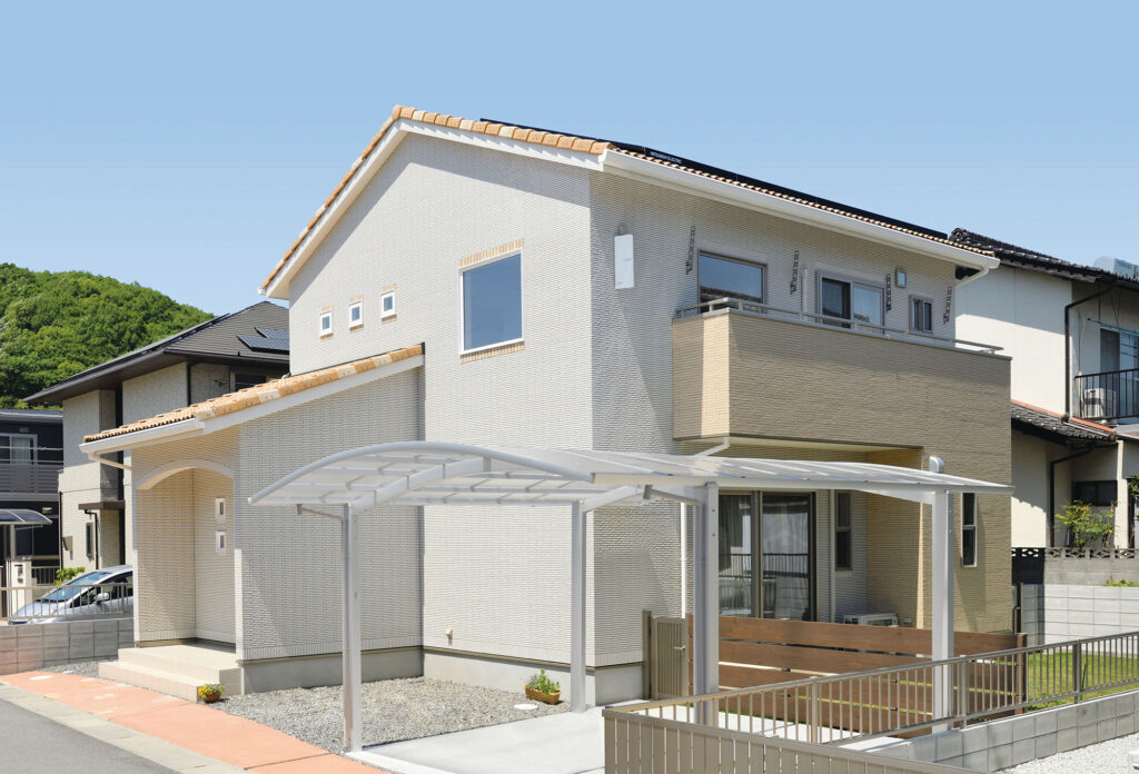 34.37坪1500万円の注文住宅の外観
