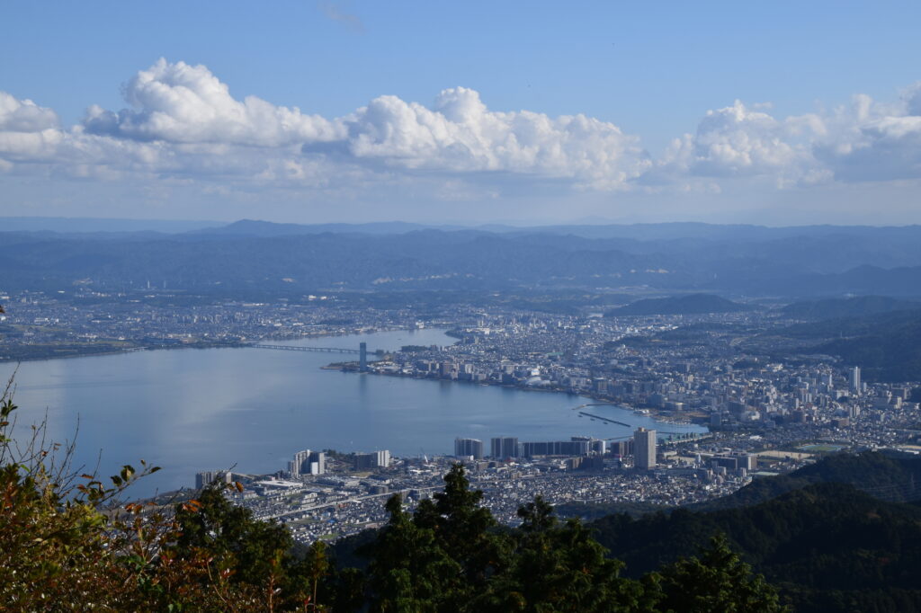 滋賀県琵琶湖の景色