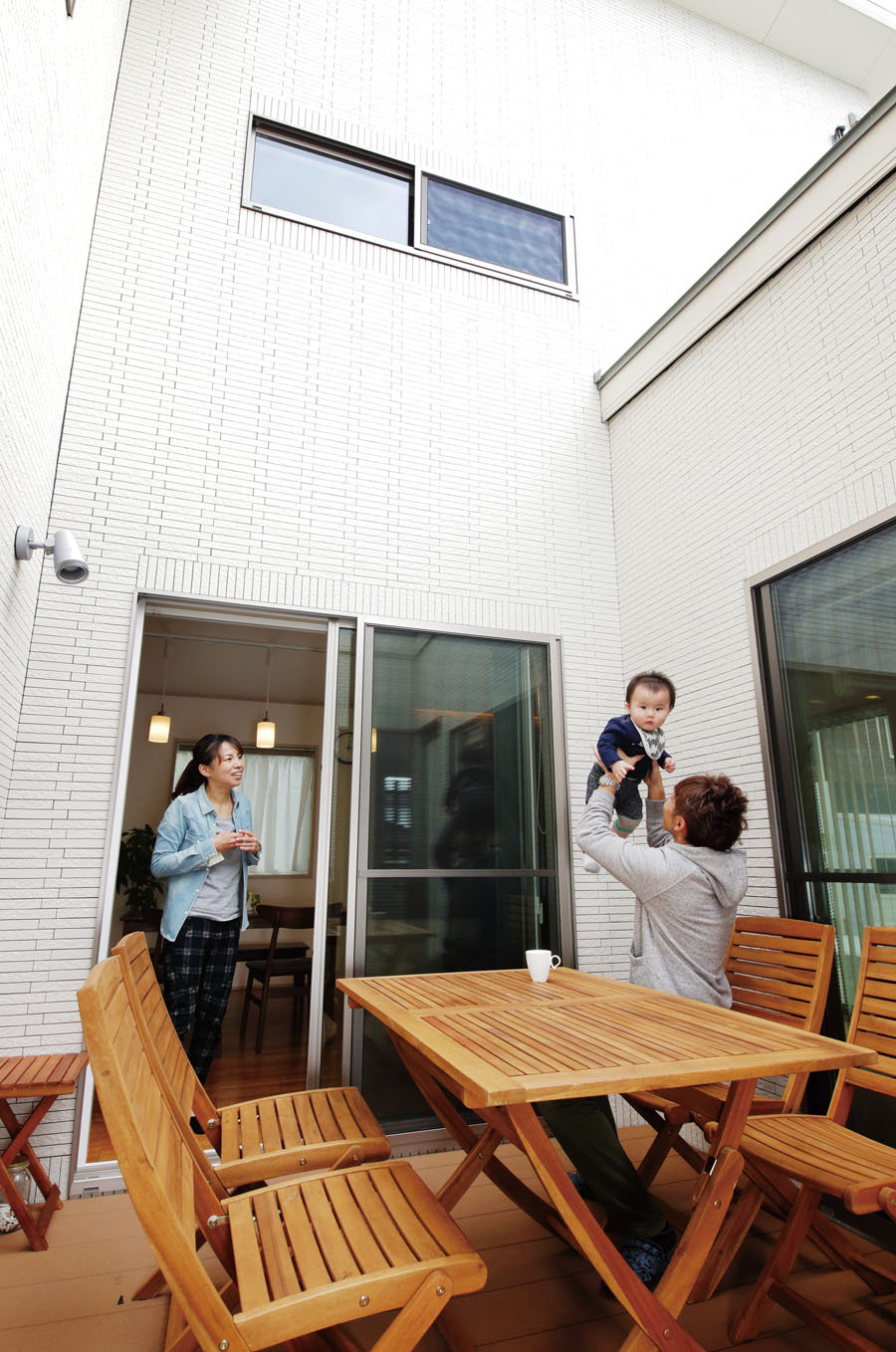 31.93坪2000万円台の注文住宅の中庭