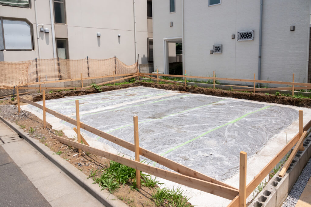 土地込み1500万円の注文住宅の基礎工事