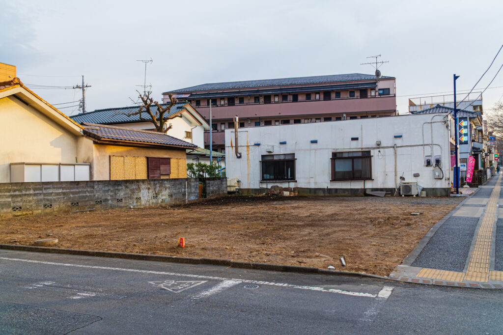 注文住宅用の角地
