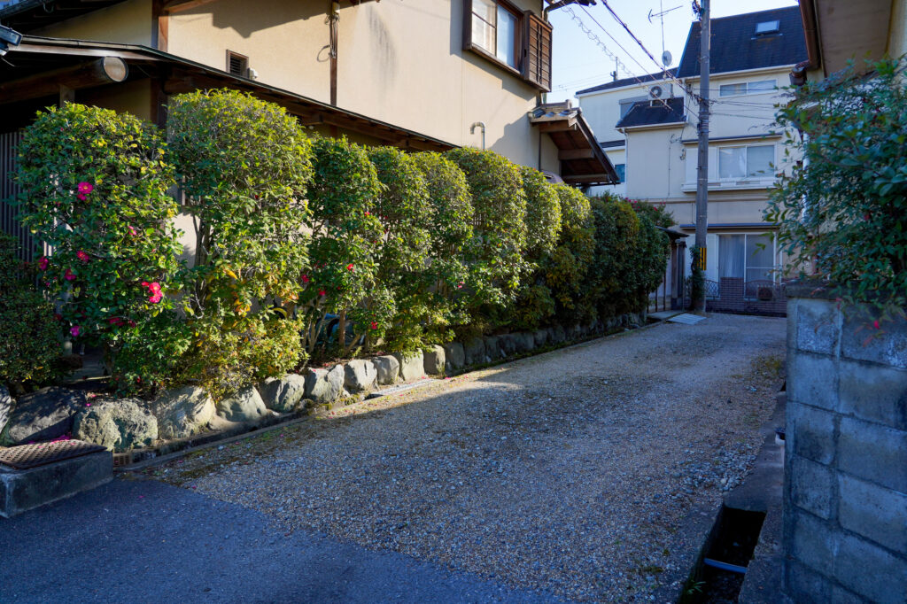 私道負担のある土地の舗装工事