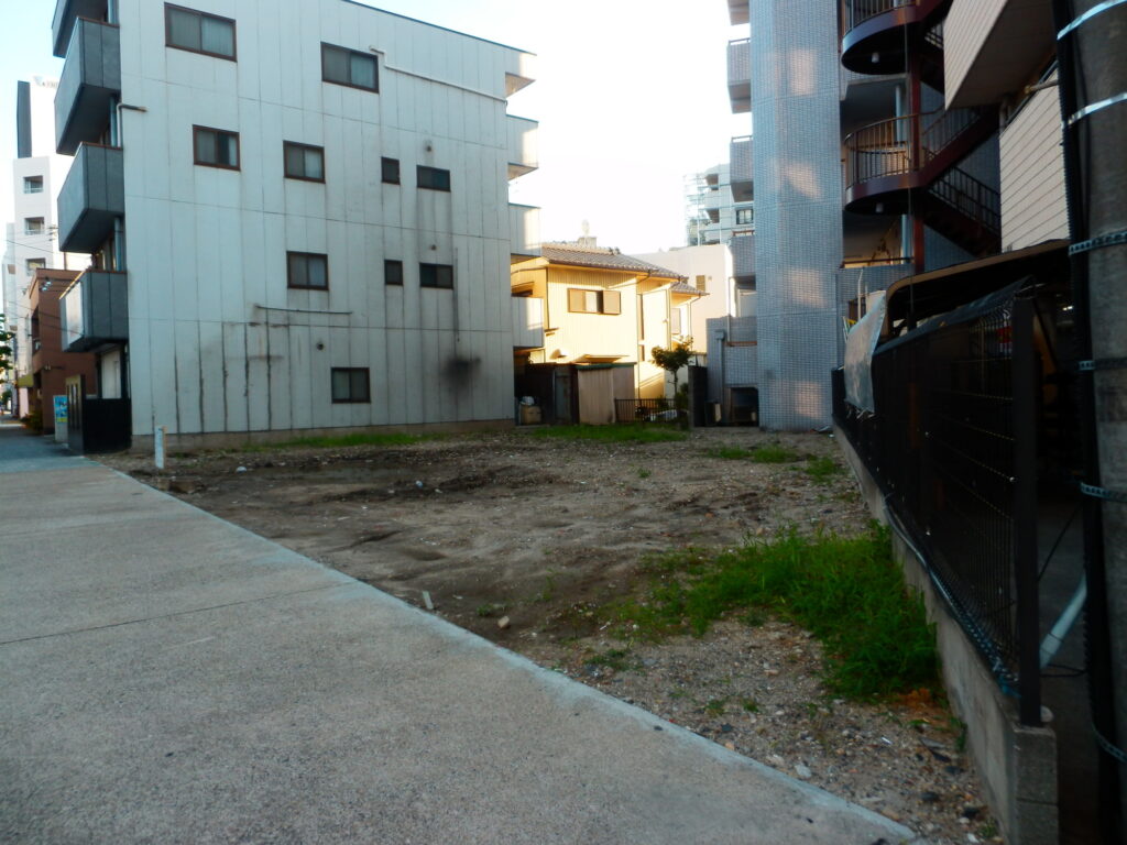 三角形の不整形地
