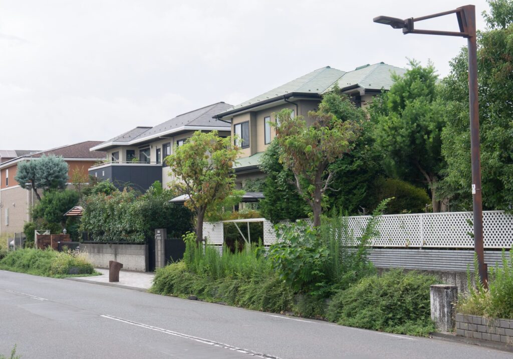 第一種低層住居専用地域に建つ家