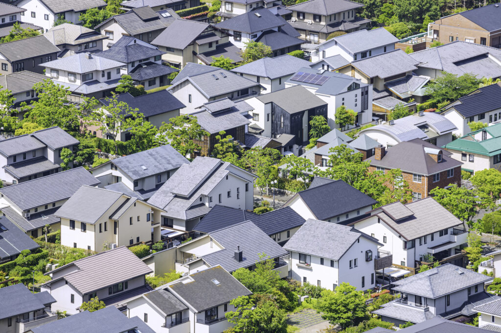 第一種低層住居専用地域の風景