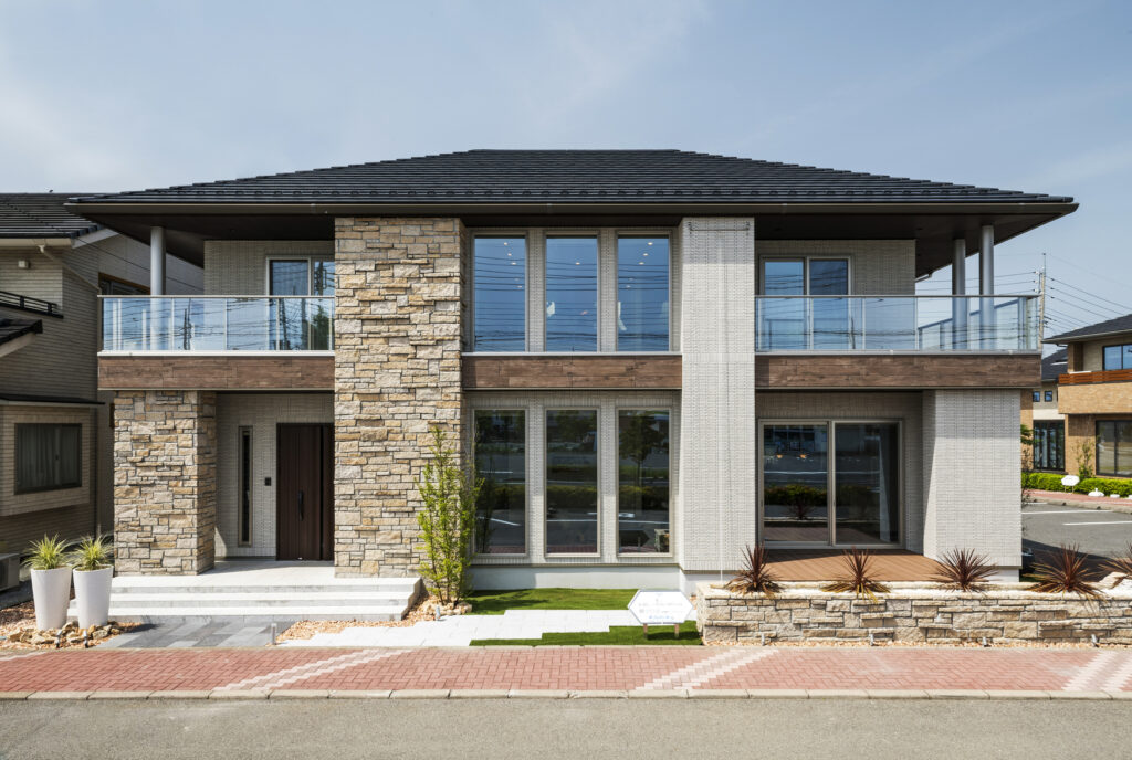 7,000万の注文住宅の外観
