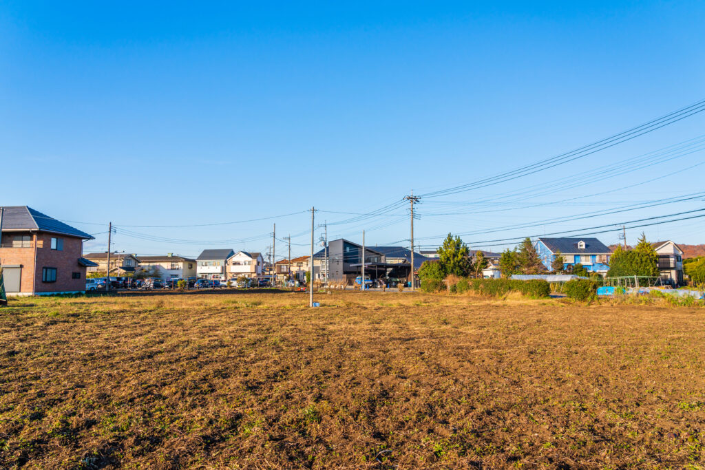 日当たりが良い100坪の土地