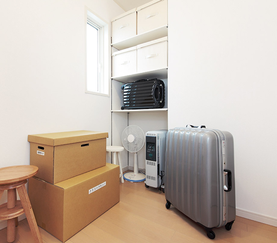 使いやすい戸建ての納戸